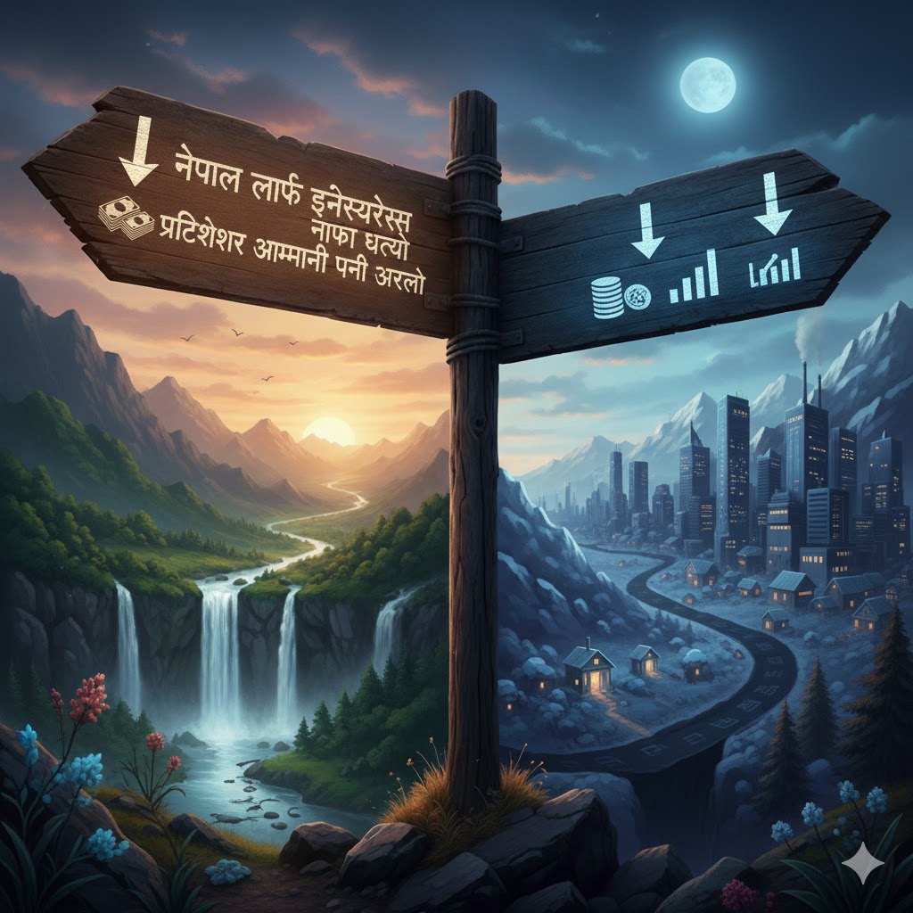 नेपाल लाइफ इन्स्योरेन्सको दोस्रो त्रैमास नाफा घट्यो, प्रतिशेयर आम्दानी पनि ओरालो